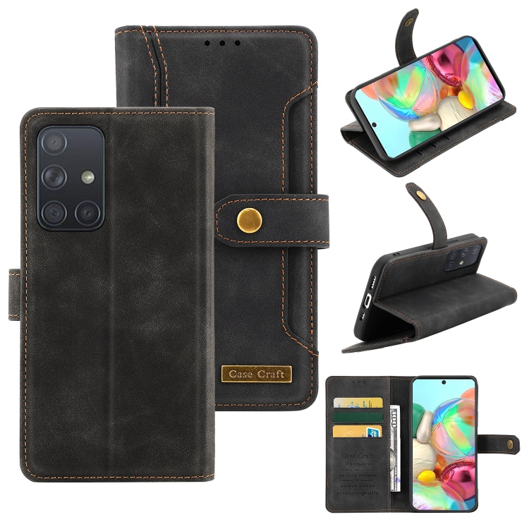 For Samsung Galaxy A71 4G Case Craft Multifunctional Horizontal Flip Leather Phone Case