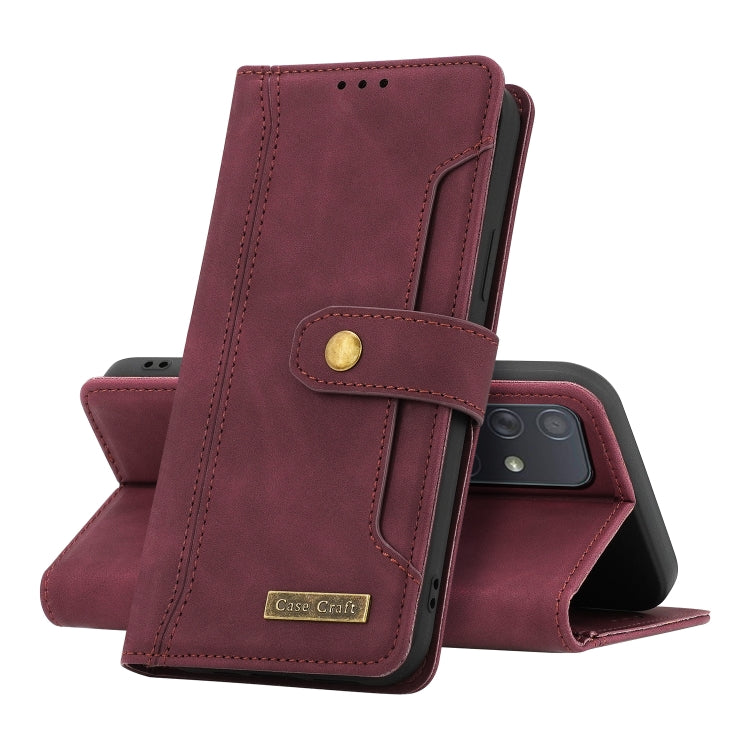 For Samsung Galaxy A71 4G Case Craft Multifunctional Horizontal Flip Leather Phone Case