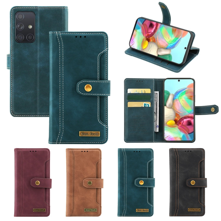 For Samsung Galaxy A71 4G Case Craft Multifunctional Horizontal Flip Leather Phone Case