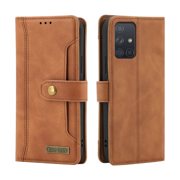 For Samsung Galaxy A71 4G Case Craft Multifunctional Horizontal Flip Leather Phone Case