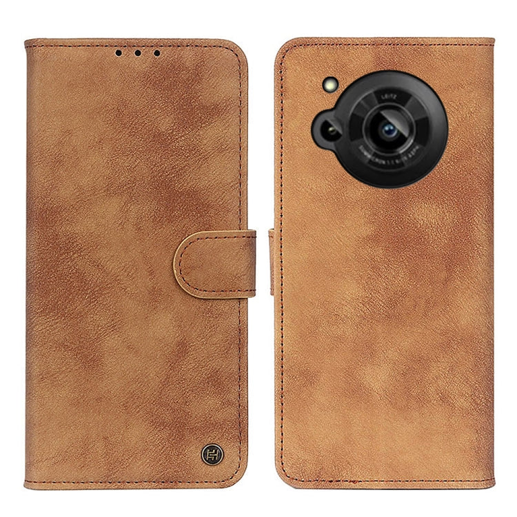 For Sharp Aquos R7 Antelope Texture Magnetic Buckle Leather Phone Case
