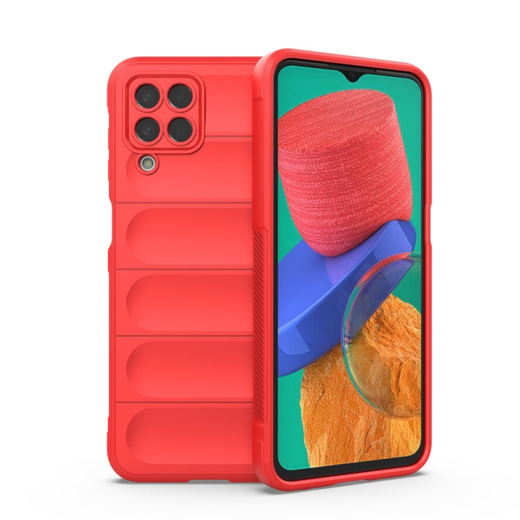 For Samsung Galaxy M33 5G Magic Shield TPU + Flannel Phone Case