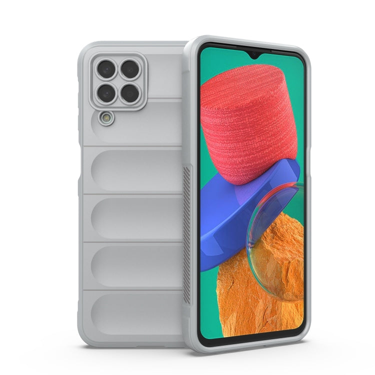 For Samsung Galaxy M33 5G Magic Shield TPU + Flannel Phone Case