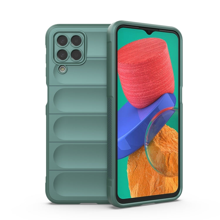 For Samsung Galaxy M33 5G Magic Shield TPU + Flannel Phone Case
