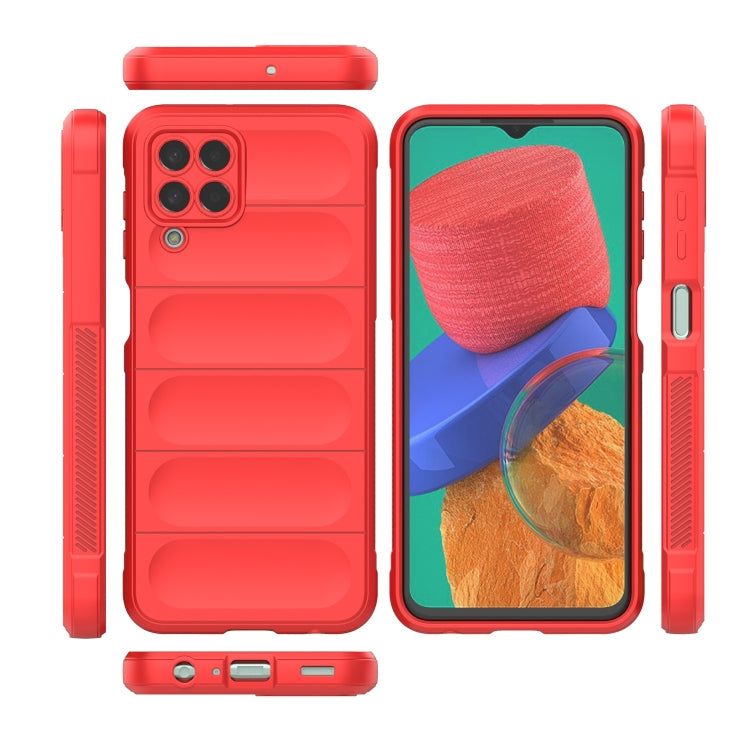 For Samsung Galaxy M33 5G Magic Shield TPU + Flannel Phone Case