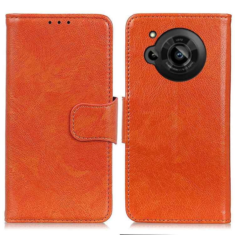 For Sharp Aquos R7 Nappa Texture Horizontal Flip Leather Phone Case