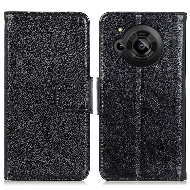 For Sharp Aquos R7 Nappa Texture Horizontal Flip Leather Phone Case