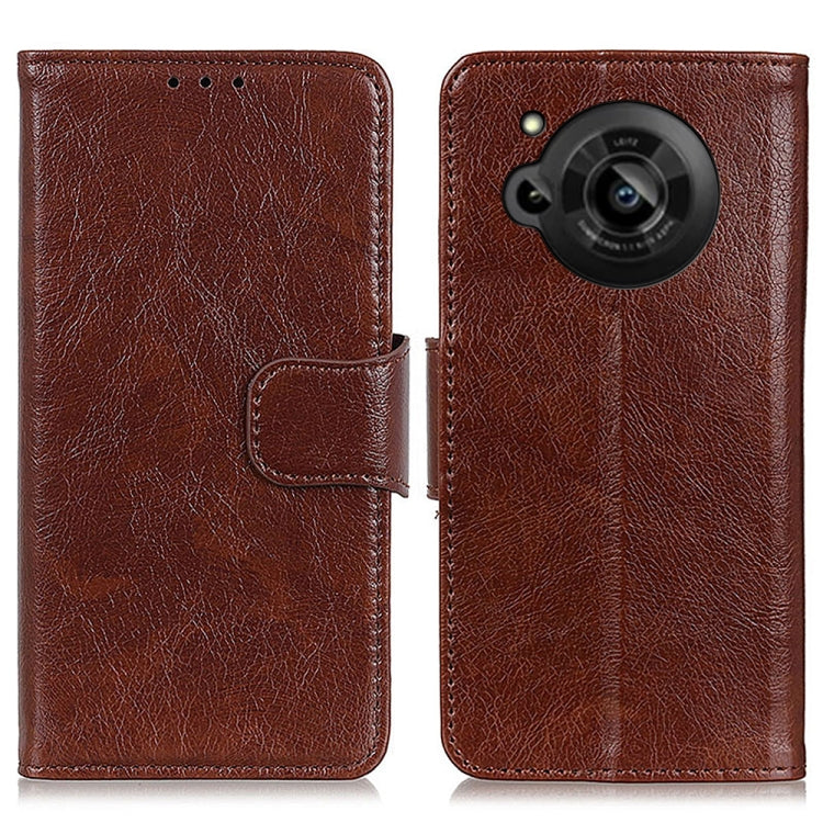 For Sharp Aquos R7 Nappa Texture Horizontal Flip Leather Phone Case