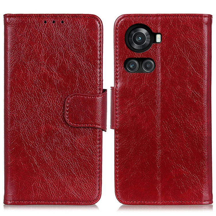 For OnePlus Ace / 10R Nappa Texture Horizontal Flip Leather Phone Case