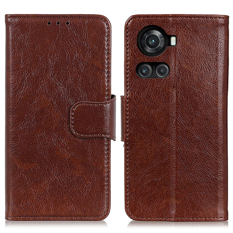 For OnePlus Ace / 10R Nappa Texture Horizontal Flip Leather Phone Case