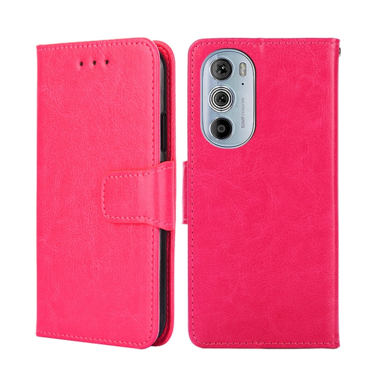 For Motorola Edge+ 2022/Edge 30 Pro Crystal Texture Leather Phone Case
