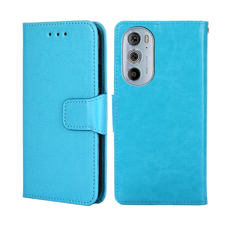 For Motorola Edge+ 2022/Edge 30 Pro Crystal Texture Leather Phone Case
