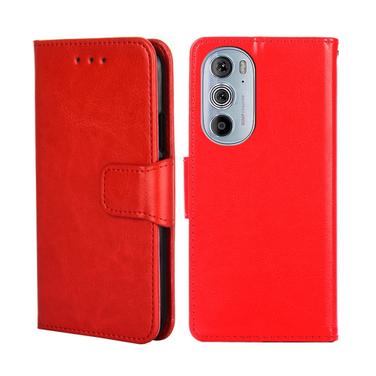 For Motorola Edge+ 2022/Edge 30 Pro Crystal Texture Leather Phone Case