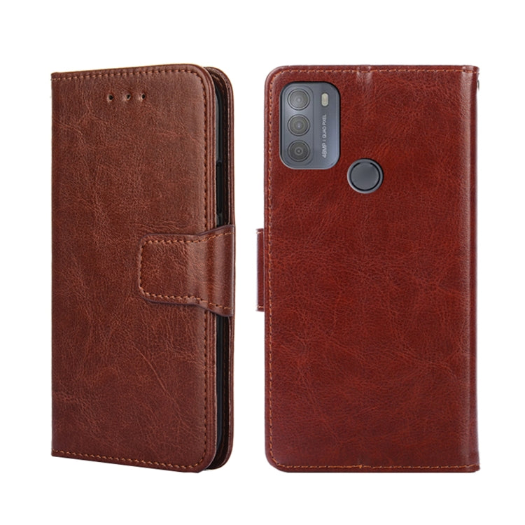 For Motorola Moto G50 Crystal Texture Leather Phone Case