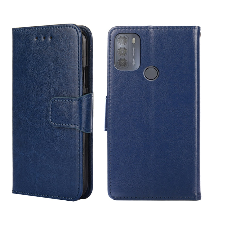 For Motorola Moto G50 Crystal Texture Leather Phone Case