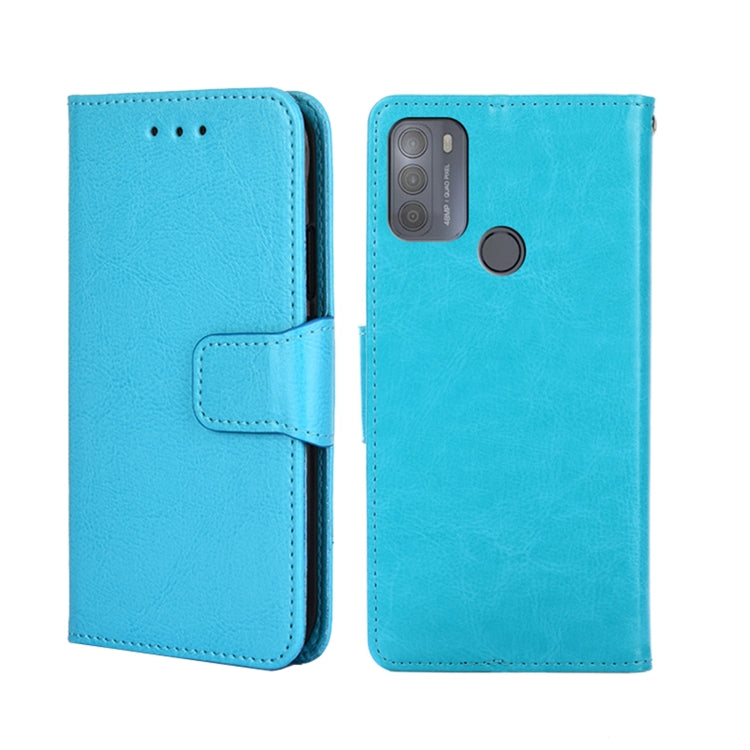 For Motorola Moto G50 Crystal Texture Leather Phone Case