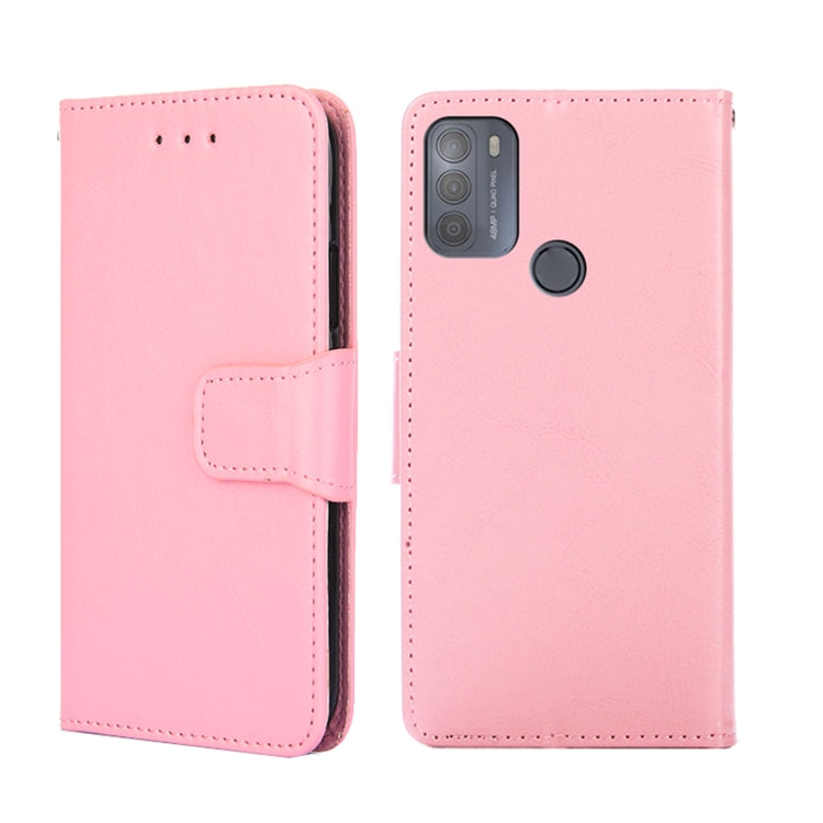 For Motorola Moto G50 Crystal Texture Leather Phone Case