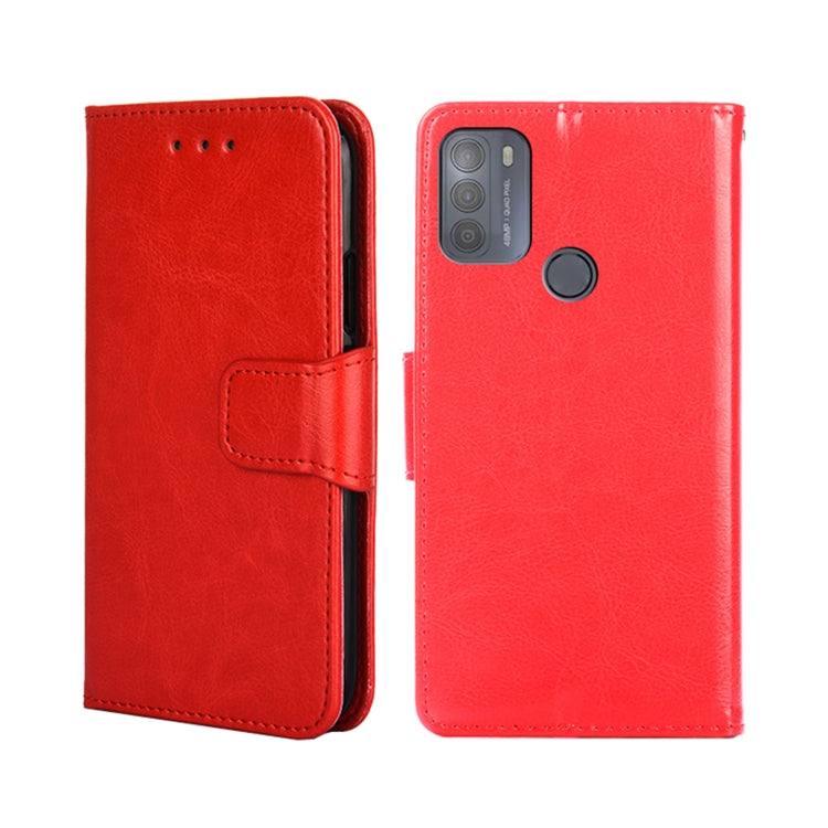 For Motorola Moto G50 Crystal Texture Leather Phone Case