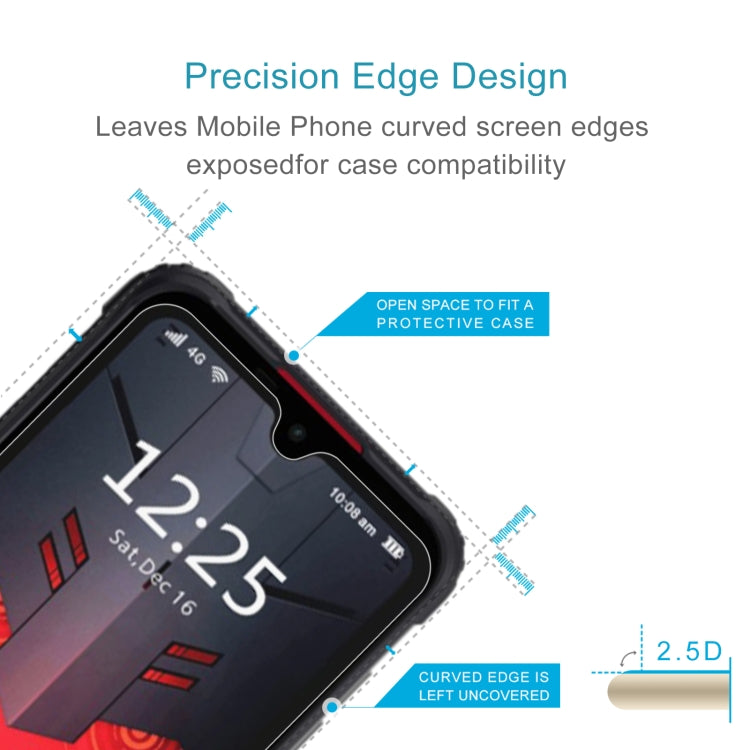 10 PCS 0.26mm 9H 2.5D Tempered Glass Film For Hotwav Cyber 8