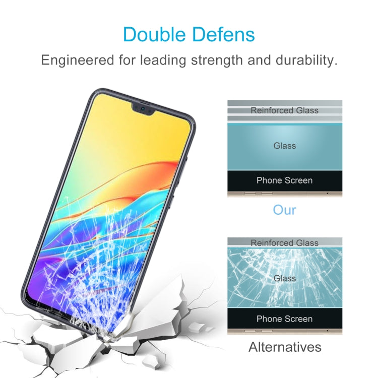 10 PCS 0.26mm 9H 2.5D Tempered Glass Film For Hotwav H1