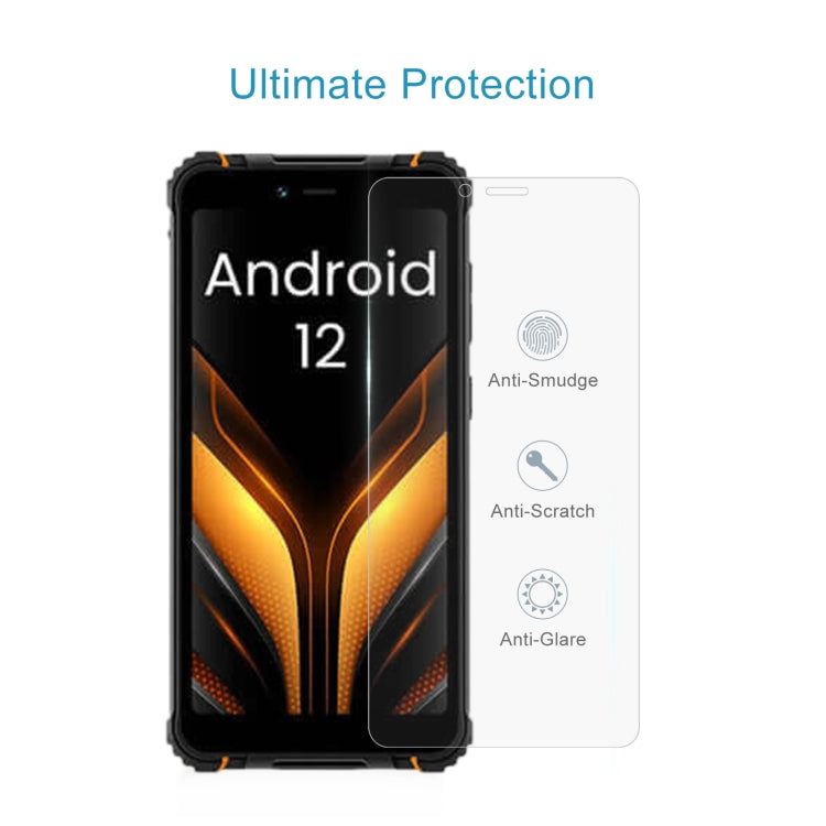 10 PCS 0.26mm 9H 2.5D Tempered Glass Film For Hotwav T5 Pro