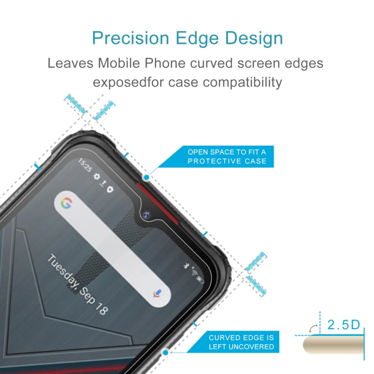 10 PCS 0.26mm 9H 2.5D Tempered Glass Film For Hotwav Cyber 7