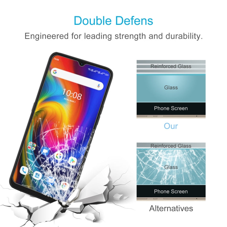 10 PCS 0.26mm 9H 2.5D Tempered Glass Film For UMIDIGI F3
