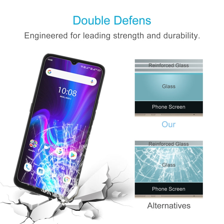 10 PCS 0.26mm 9H 2.5D Tempered Glass Film For UMIDIGI F3 SE