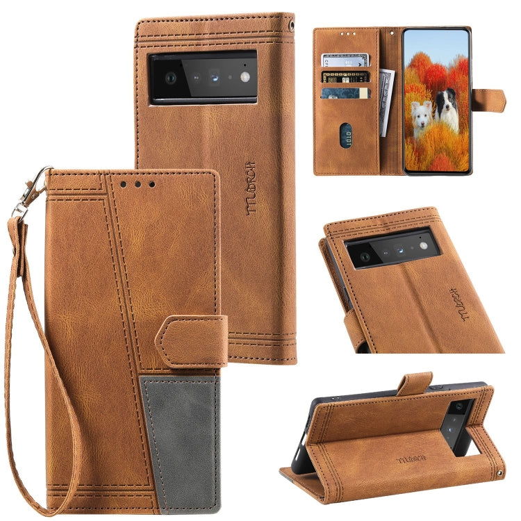 For Google Pixel 7 Pro 5G Splicing Leather Phone Case
