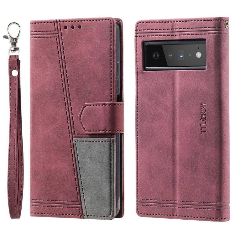 For Google Pixel 7 Pro 5G Splicing Leather Phone Case