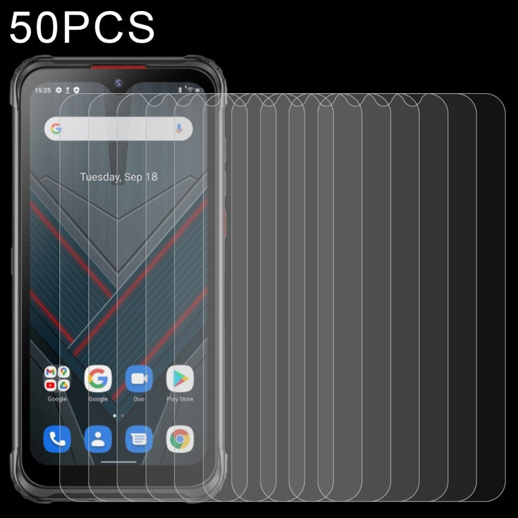 50 PCS 0.26mm 9H 2.5D Tempered Glass Film For Hotwav Cyber 7