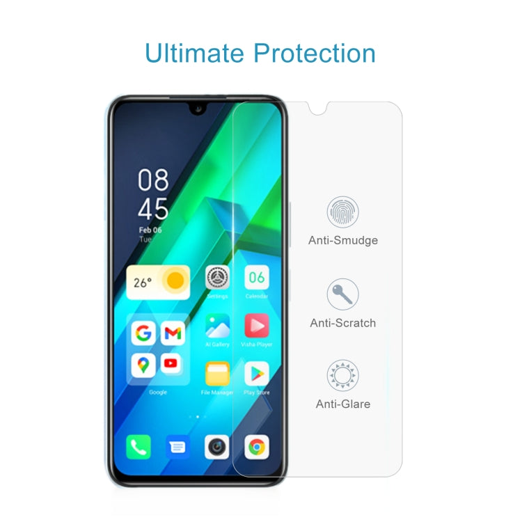 50 PCS 0.26mm 9H 2.5D Tempered Glass Film For Infinix Note 12 G96