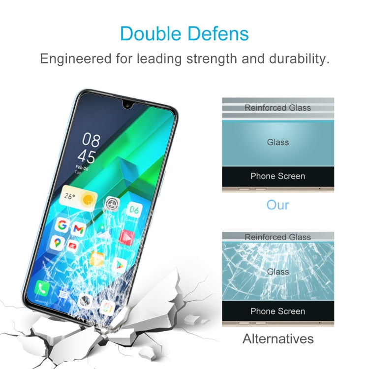 50 PCS 0.26mm 9H 2.5D Tempered Glass Film For Infinix Note 12 G96