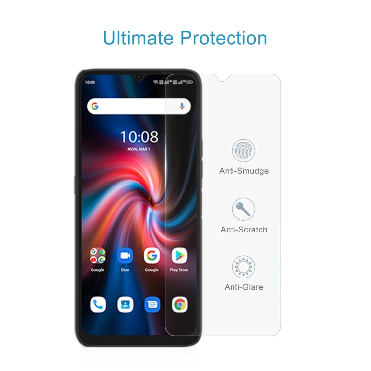 50 PCS 0.26mm 9H 2.5D Tempered Glass Film For UMIDIGI F3S
