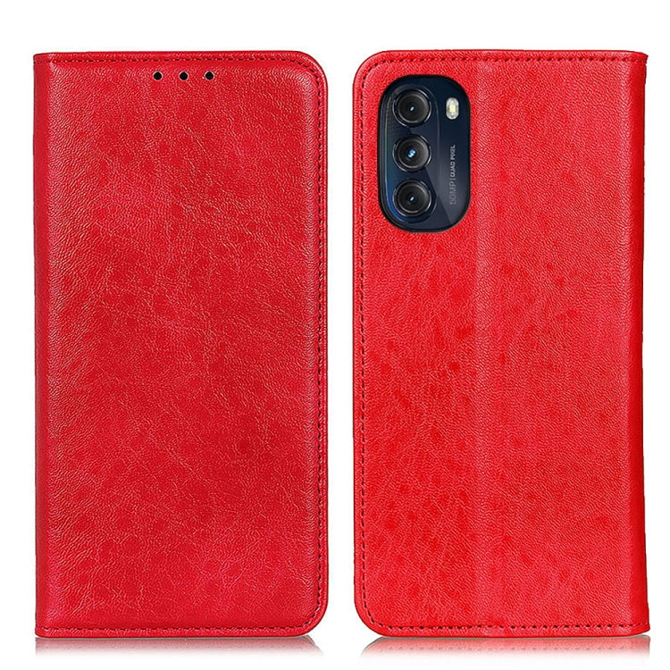 For Motorola Moto G 5G 2022 Magnetic Crazy Horse Texture Horizontal Flip Leather Phone Case