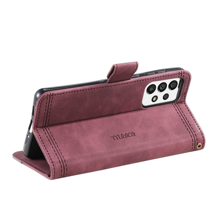 For Samsung Galaxy A33 5G Splicing Leather Phone Case