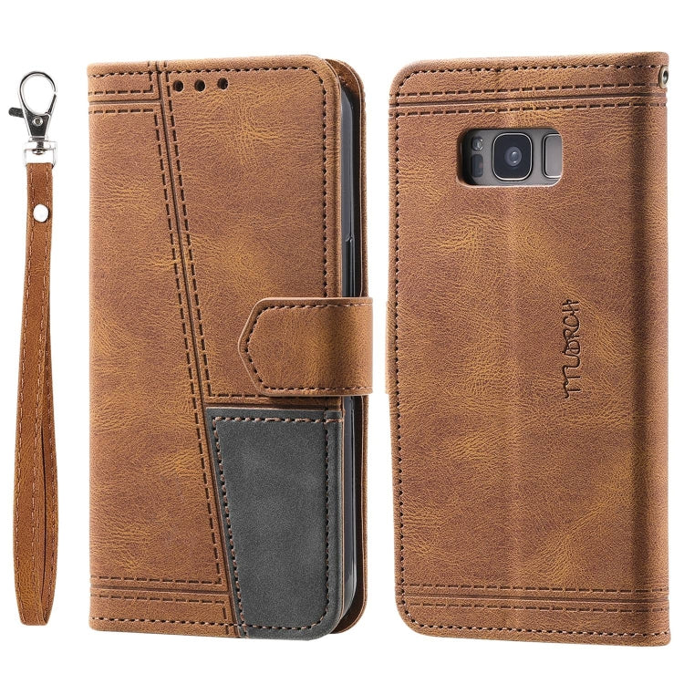 For Samsung Galaxy S8 Splicing Leather Phone Case