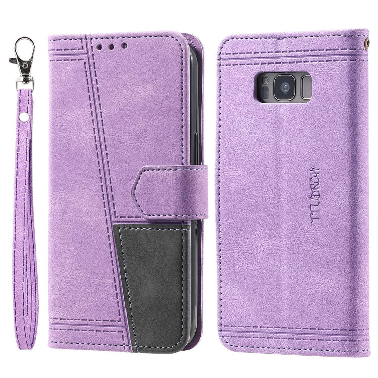 For Samsung Galaxy S8 Splicing Leather Phone Case