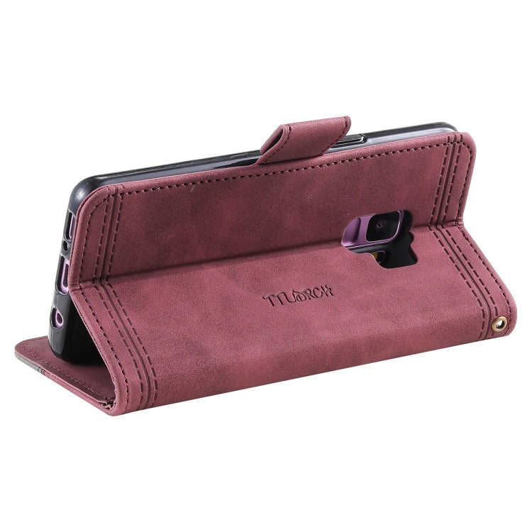 For Samsung Galaxy S9 Splicing Leather Phone Case