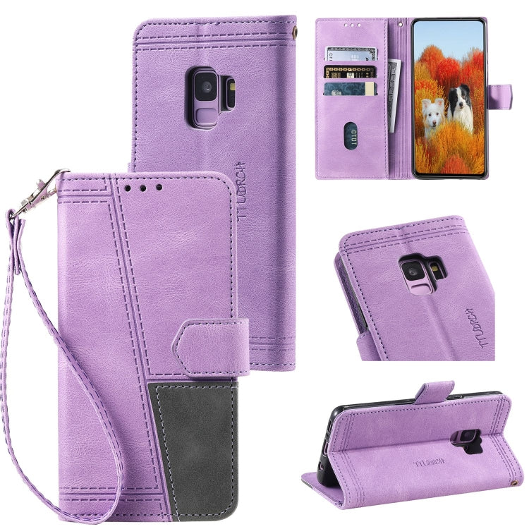 For Samsung Galaxy S9 Splicing Leather Phone Case