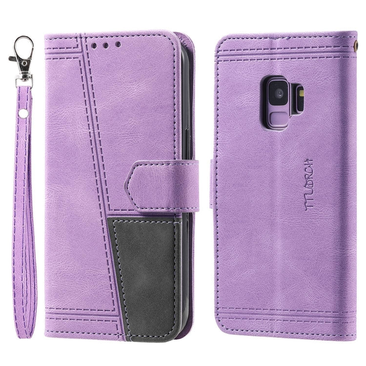 For Samsung Galaxy S9 Splicing Leather Phone Case