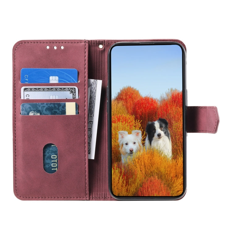 For Samsung Galaxy S22+ 5G Splicing Leather Phone Case