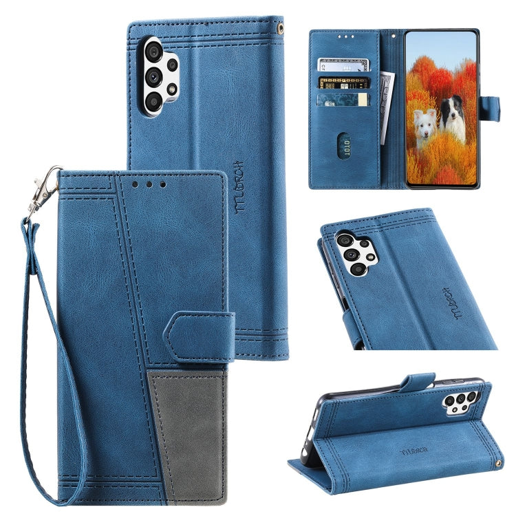 For Samsung Galaxy A13 4G Splicing Leather Phone Case