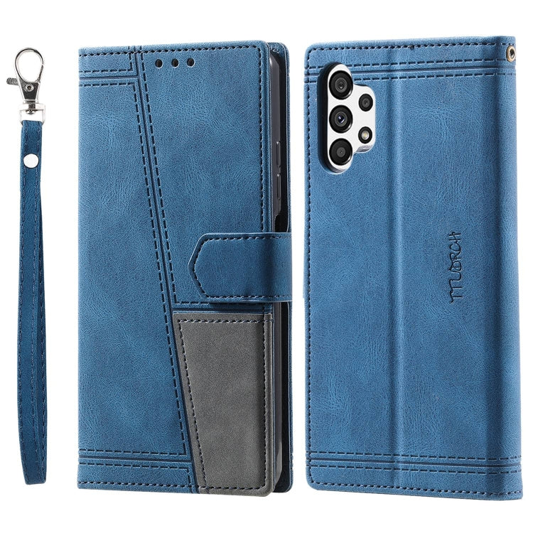 For Samsung Galaxy A13 4G Splicing Leather Phone Case