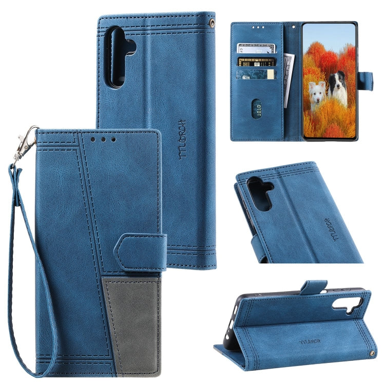 For Samsung Galaxy A13 5G Splicing Leather Phone Case