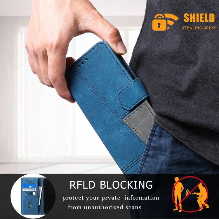 For Samsung Galaxy A23 5G Splicing Leather Phone Case