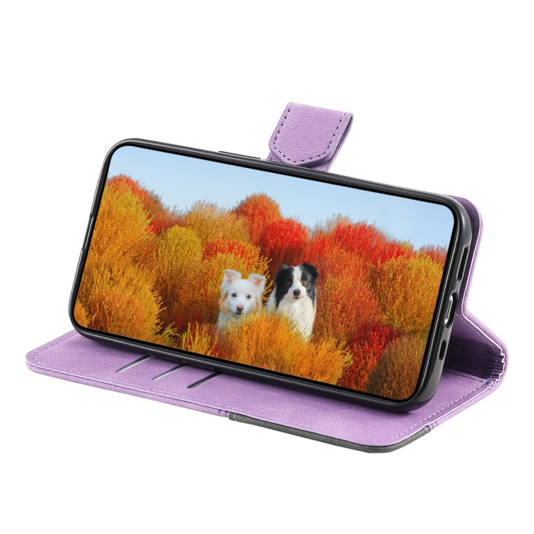 For Samsung Galaxy A73 5G Splicing Leather Phone Case