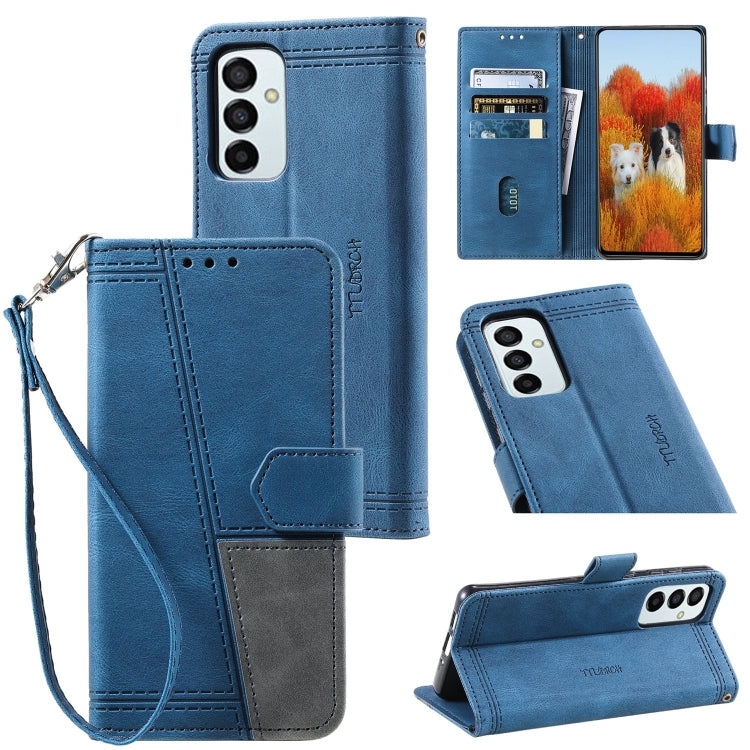 For Samsung Galaxy F23 / M23 Splicing Leather Phone Case