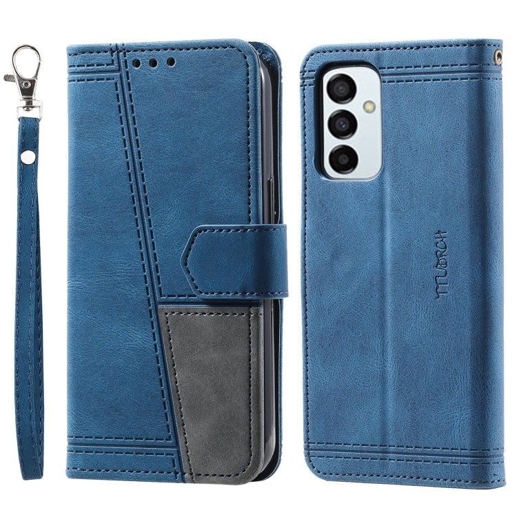 For Samsung Galaxy F23 / M23 Splicing Leather Phone Case