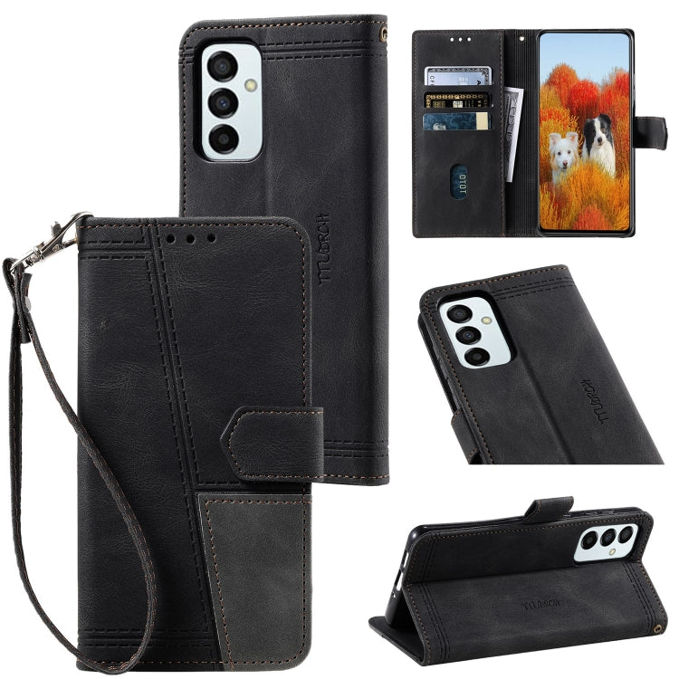 For Samsung Galaxy F23 / M23 Splicing Leather Phone Case